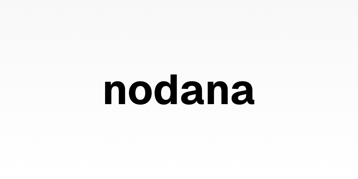 Nodana Image