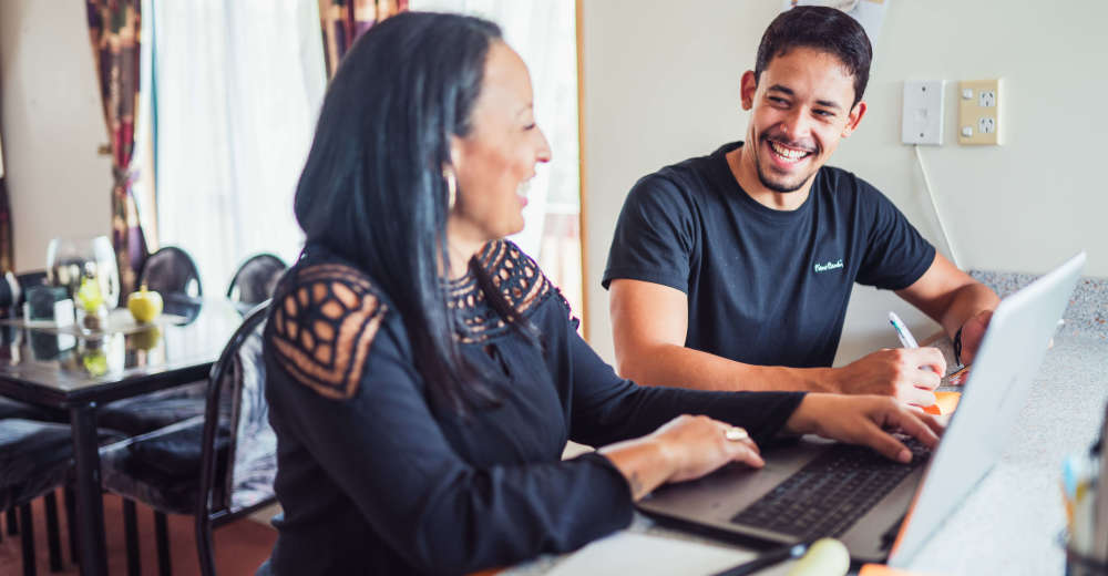 A Fincap financial mentoring session.
