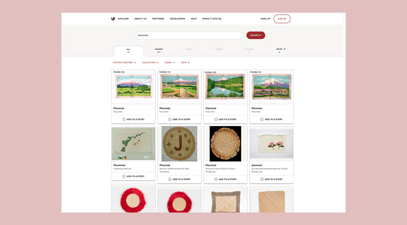 DigitalNZ Screenshot