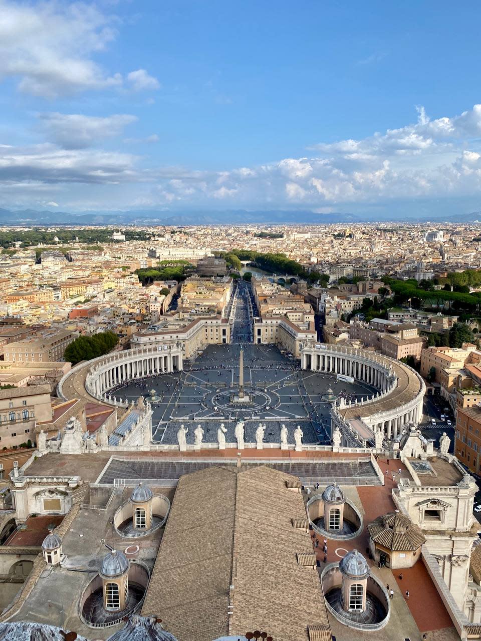 The view from St. Peter's Basilica, Vatican