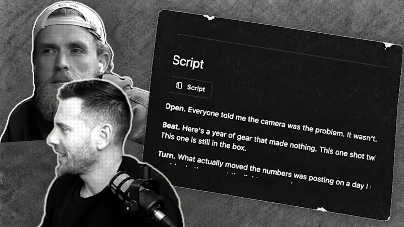 Review the script before the team records it