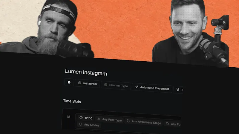 Give each channel a job before adding more posts