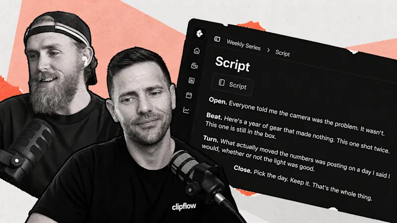 Keep the script current when two people work on it