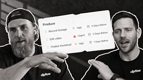 Give your edit queue a priority before recording more