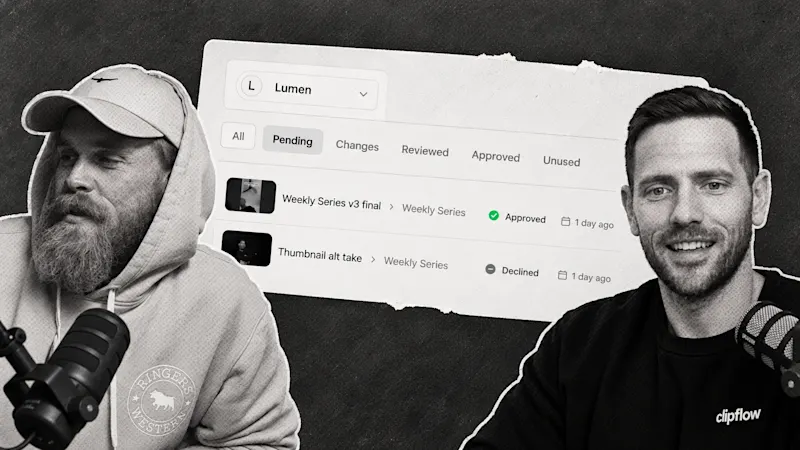 Make a post from the media you have already reviewed
