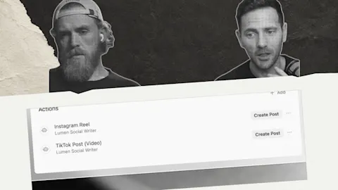 Remove the handoff between approved media and draft posts