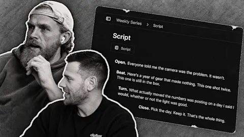 Review the script before the team records it