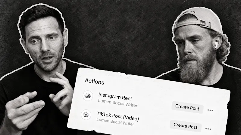 Remove the handoff between approved media and draft posts