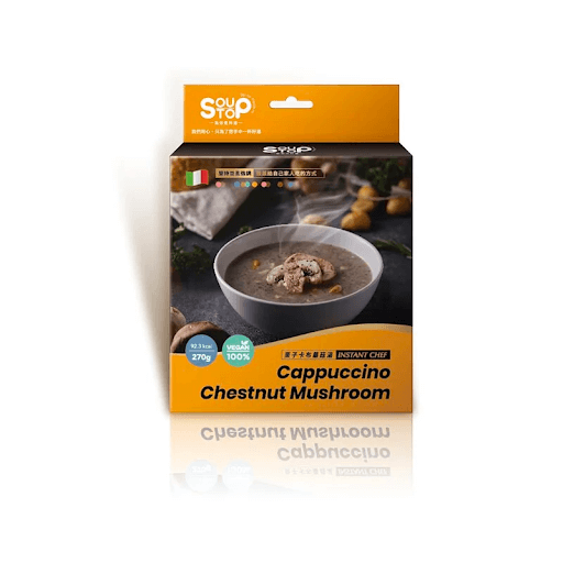 SOUPSTOP 料理包推薦品項：SOUPSTOP 栗子卡布蘑菇湯