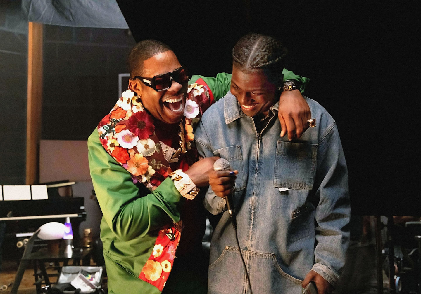 Image of Busta Rhymes and Lil Yachty part of the Google Chrome campaign