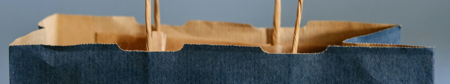 Image of a paper shopping bag handle