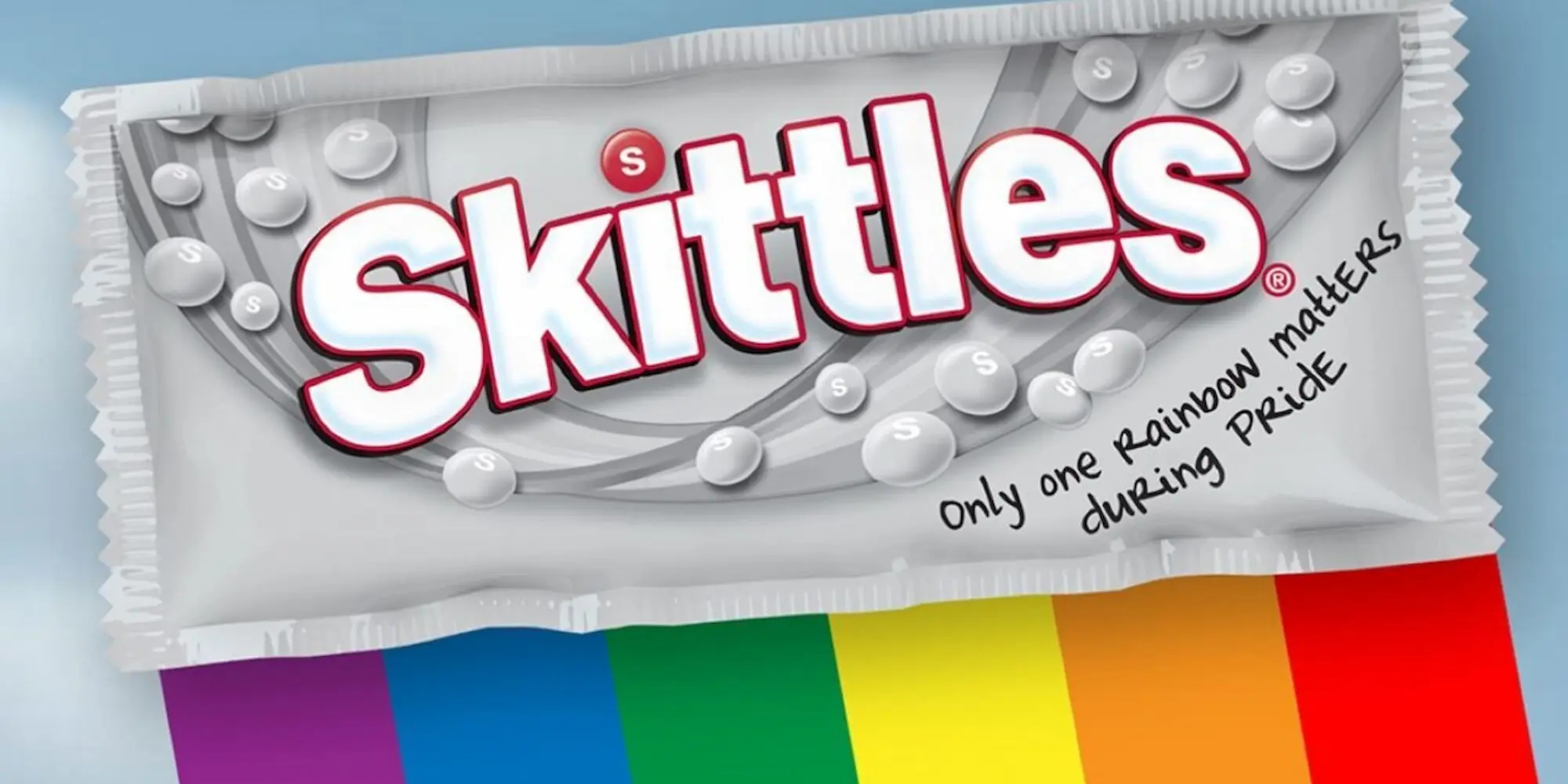 Image of Skittles pride campaign