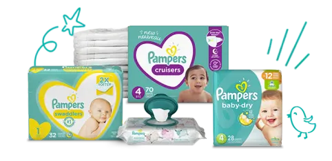 Pañales y Toallitas Pampers 