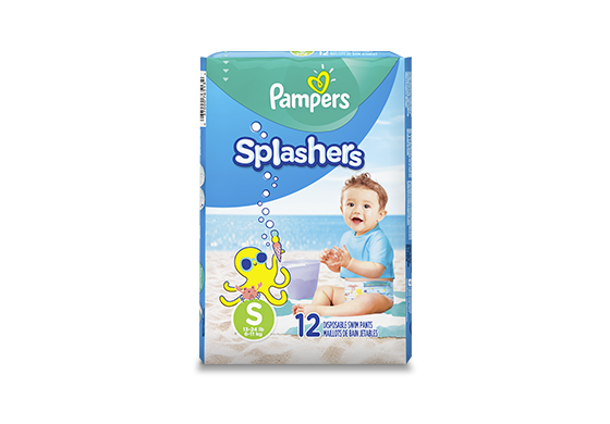 Pampers Pañales desechables Splashers tamaño 3-4 (6-11kg) para una  protección óptima en el agua, 12 capas : .es: Bebé