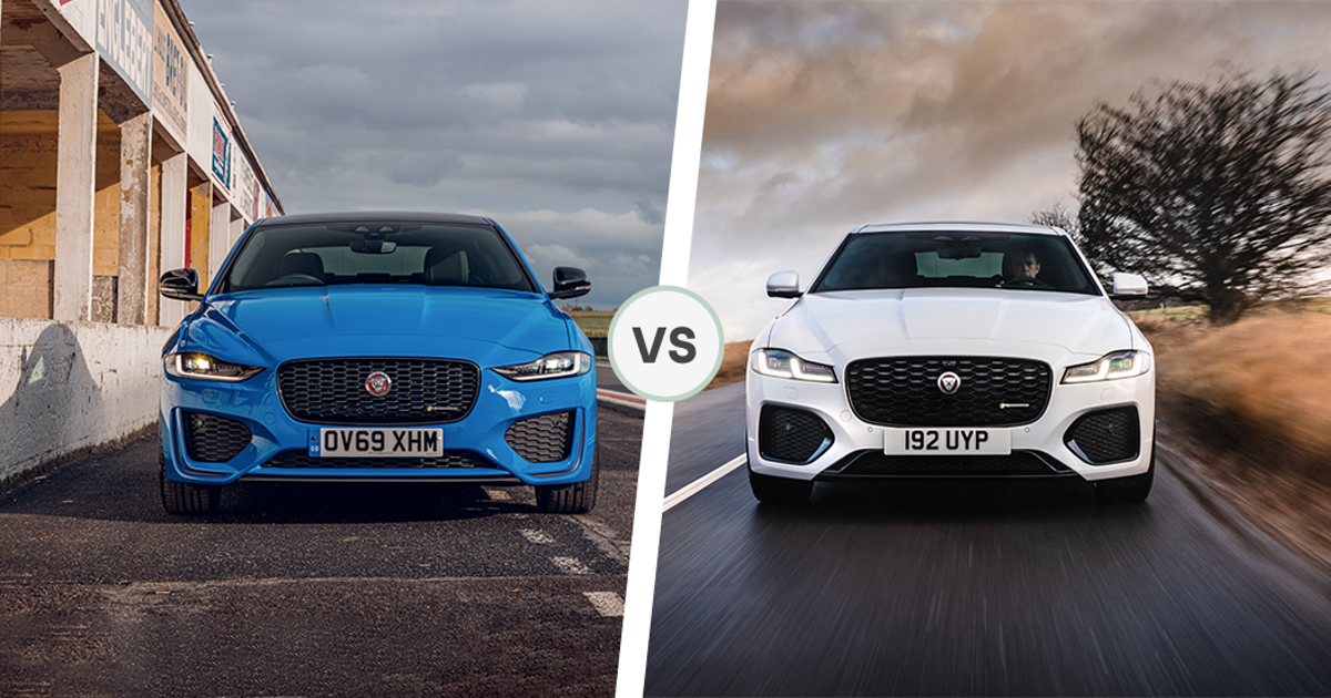 Jaguar XE vs Jaguar XF: used car comparison | Cazoo