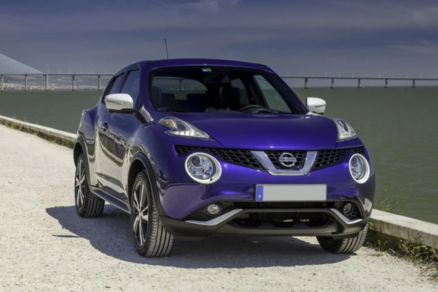 The front exterior of a Nissan Juke
