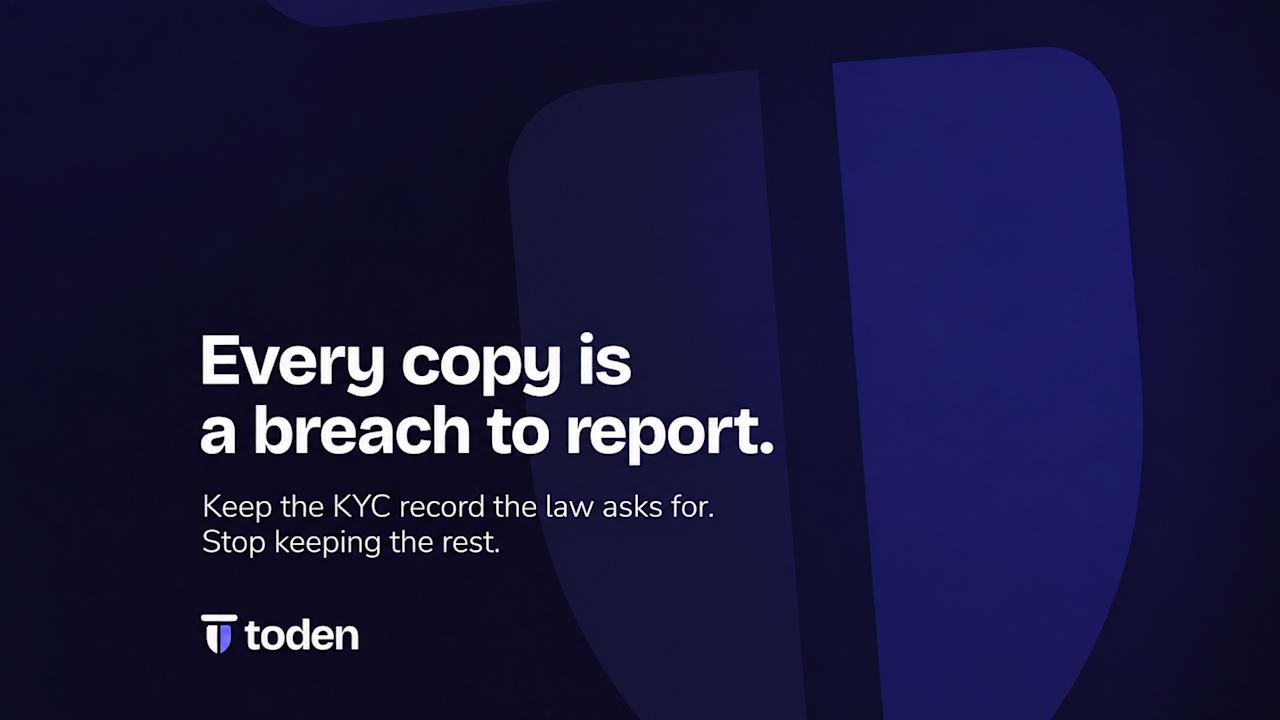غلاف افتتاحية Toden: صور الهوية التي نسختها بعد التحقق من هويتك هي الخرق الذي سيتعين عليك الإبلاغ عنه. إليك كيفية تقليل هذا الخرق.
