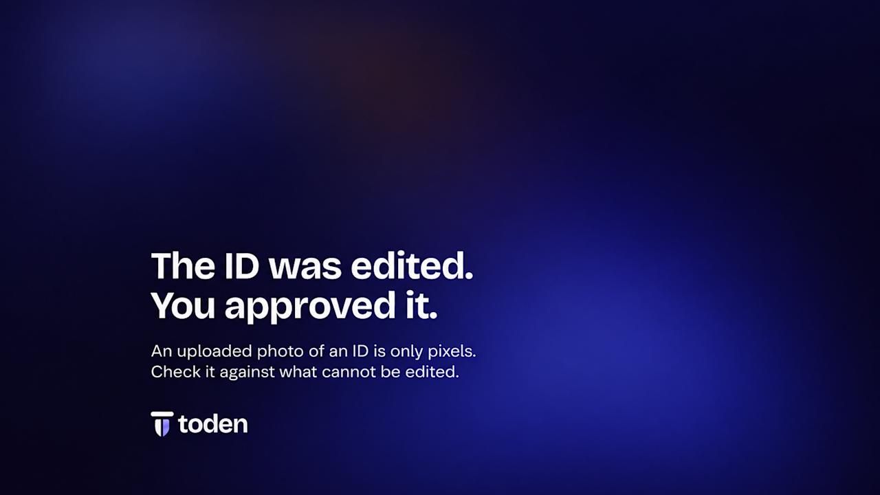 La couverture éditoriale de Toden pour « La photo d'identité semblait authentique, vous l'avez donc approuvée. Voici comment les photos d'identité retouchées passent entre les mailles du filet et comment les repérer. »