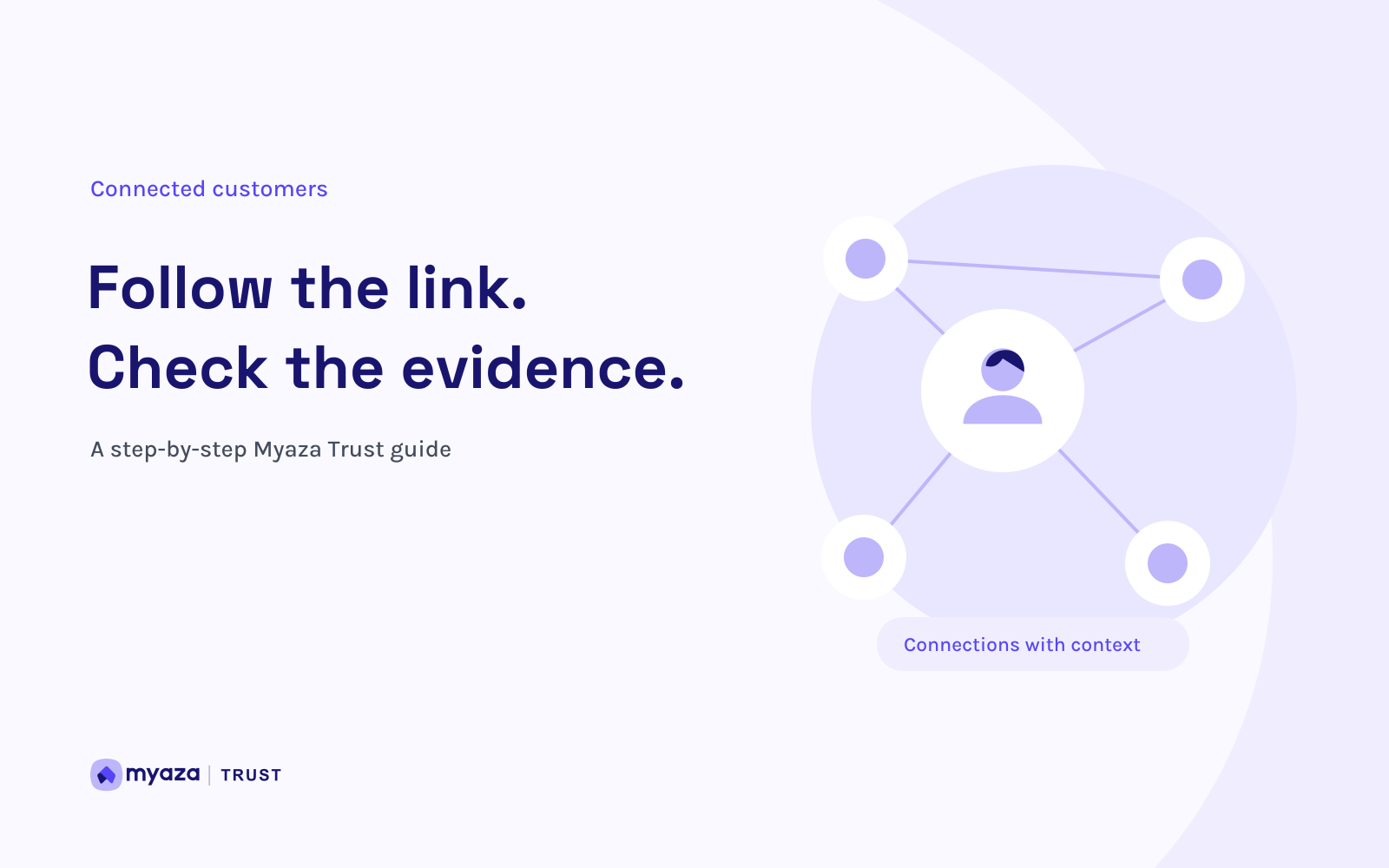 Myaza Trust editorial illustration: Follow the link. Check the evidence.