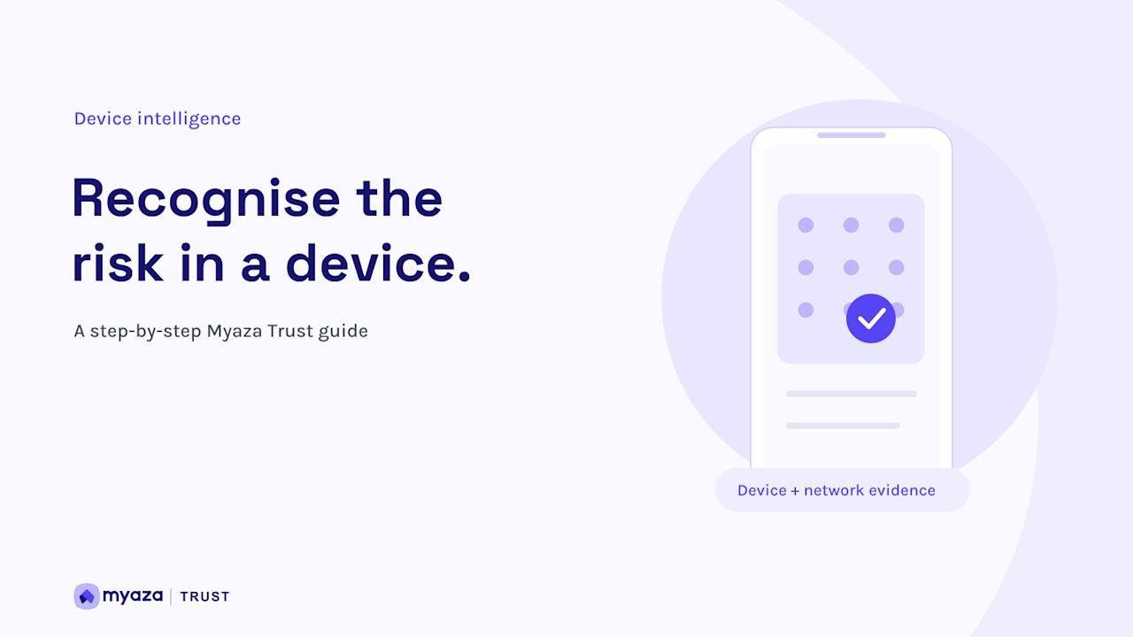 Myaza Trust editorial illustration: Recognise the risk in a device.