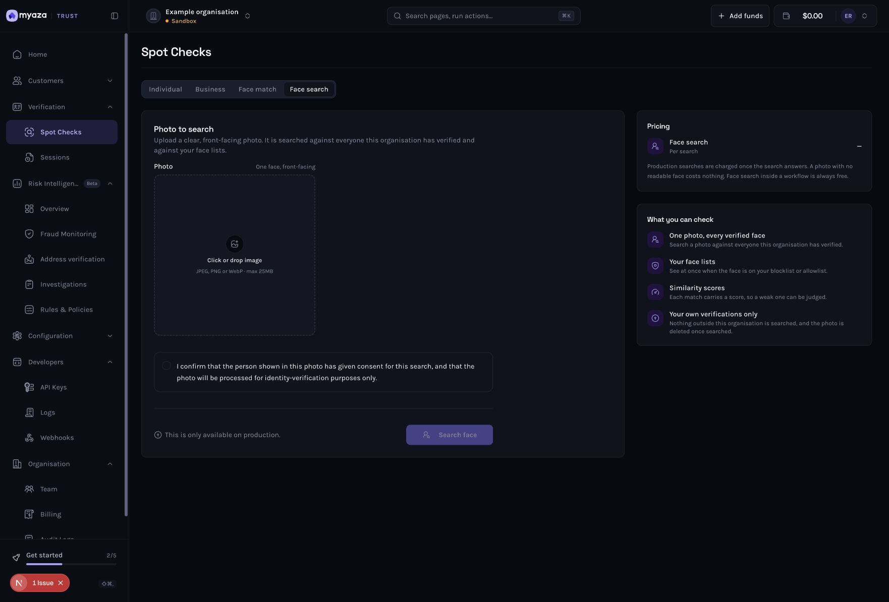 Dashboard example: Run the search once and inspect the results