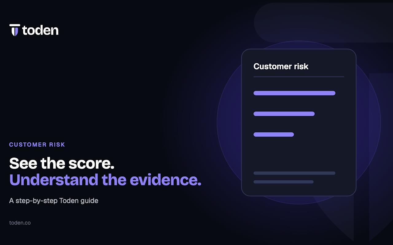Toden editorial illustration: See the score. Understand the evidence.