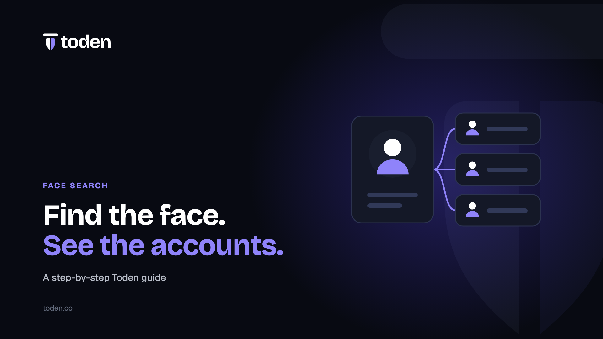 Toden editorial illustration: Find the face. See the accounts.