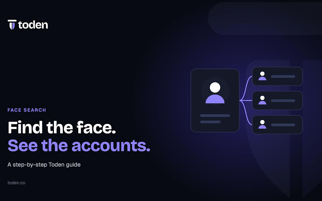 Toden editorial illustration: Find the face. See the accounts.