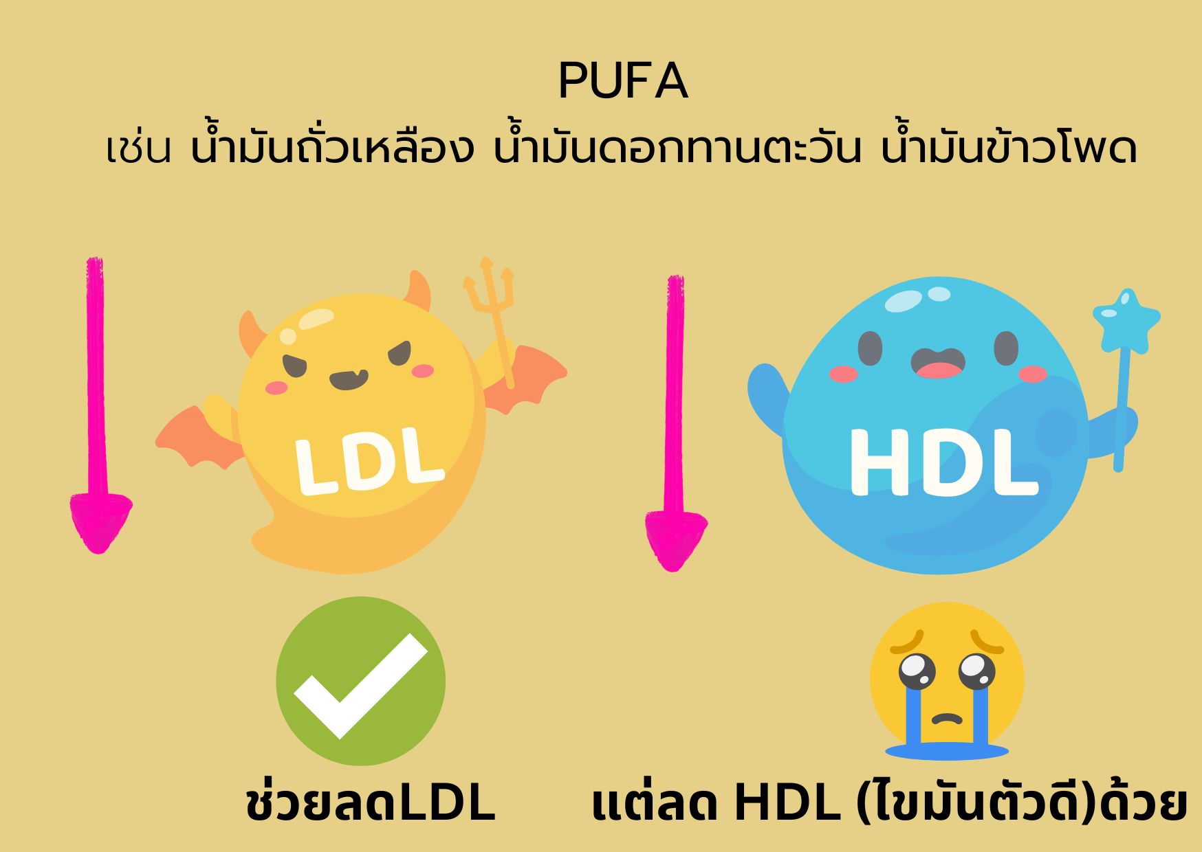 PUFA LDL HDL 