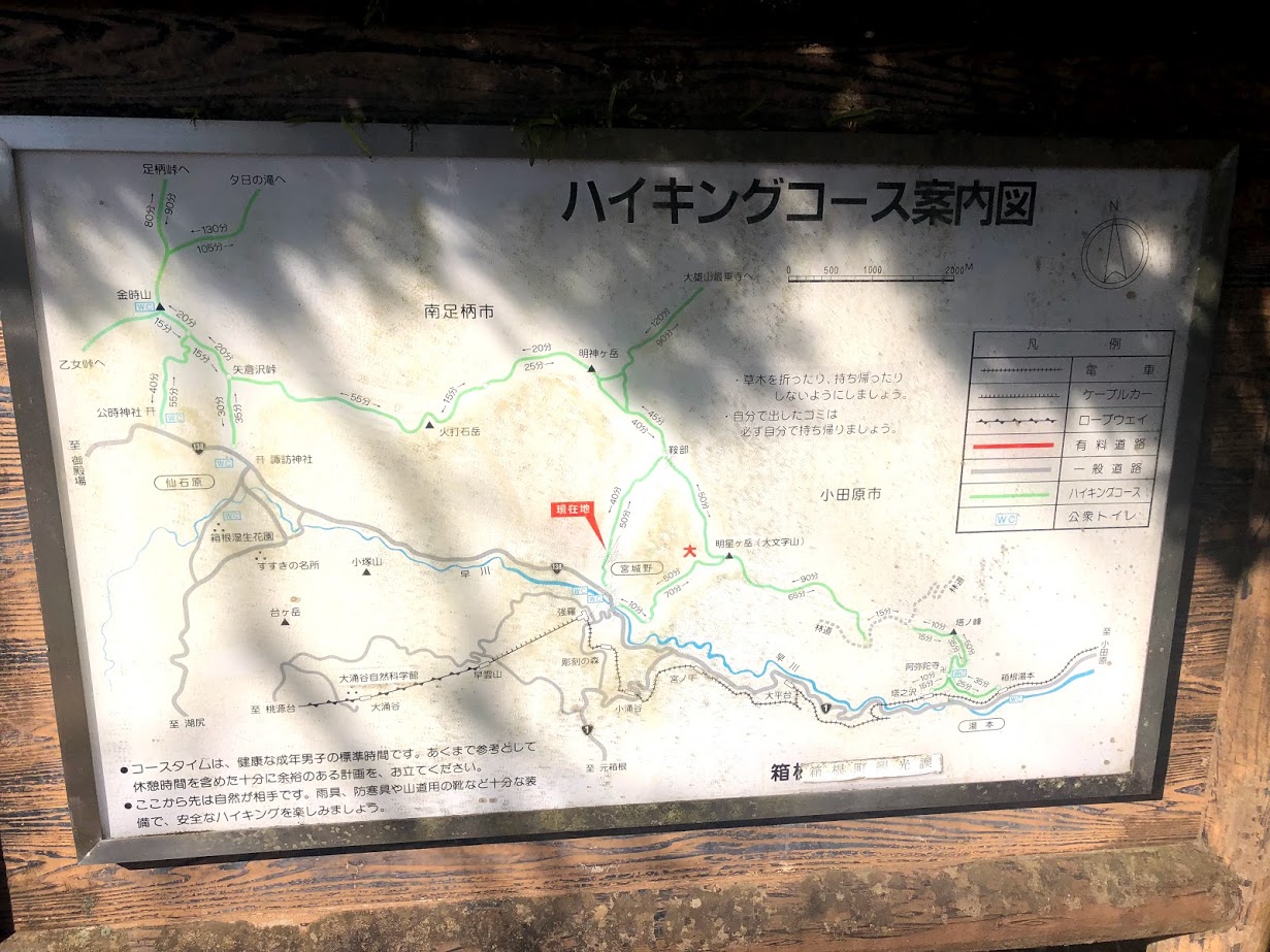 Bản đồ lên đỉnh Kintoki