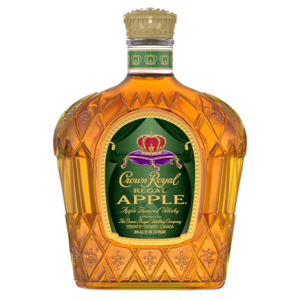 CROWN ROYAL REGAL APPLE FRONT BOTTLE