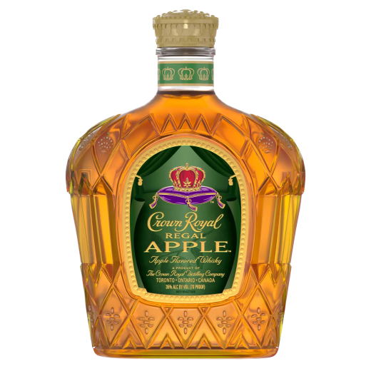 CROWN ROYAL REGAL APPLE FRONT BOTTLE