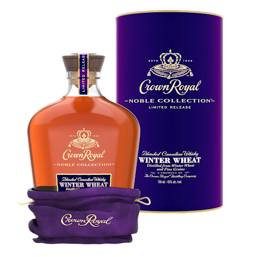 CROWN ROYAL WINTER WHEAT BOTTLE AND BOX