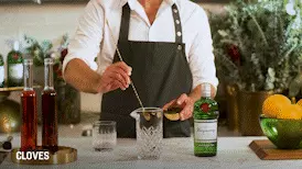 Winter spiced negroni