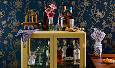 home bar-essentials-bottles-barware