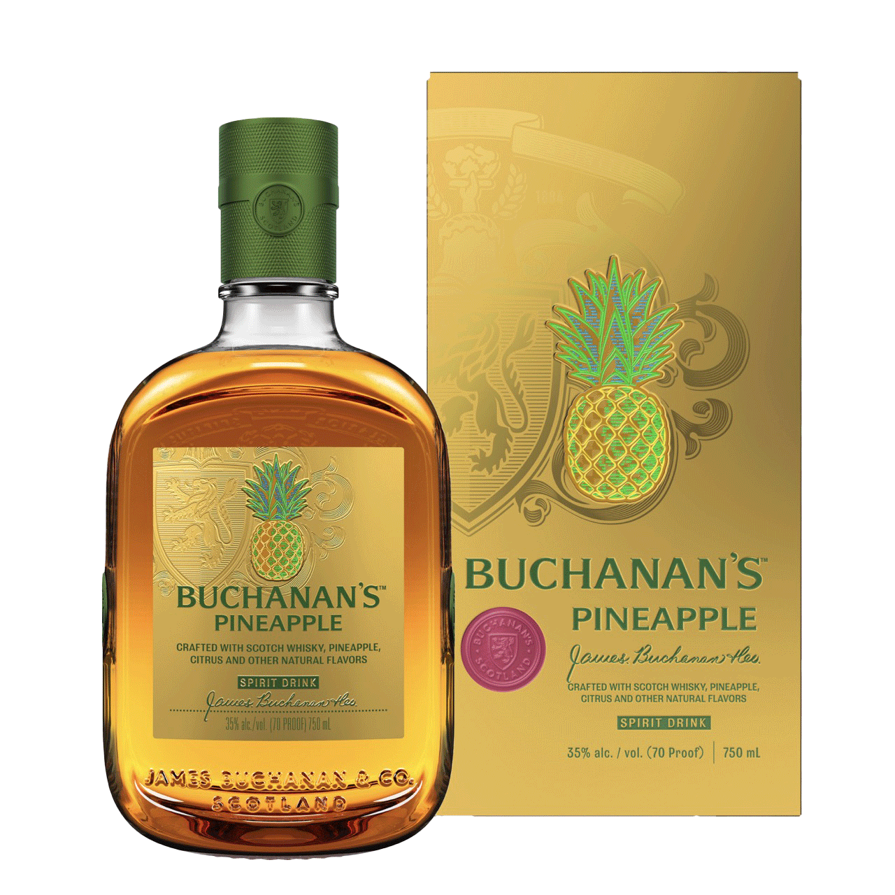 Pineapple (Scotch Whisky with Pineapple, Citrus, and other Natural Flavors)