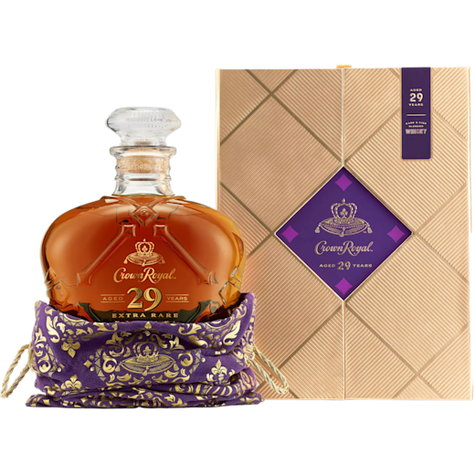 CROWN ROYAL 29YR EXTRA RARE BOX