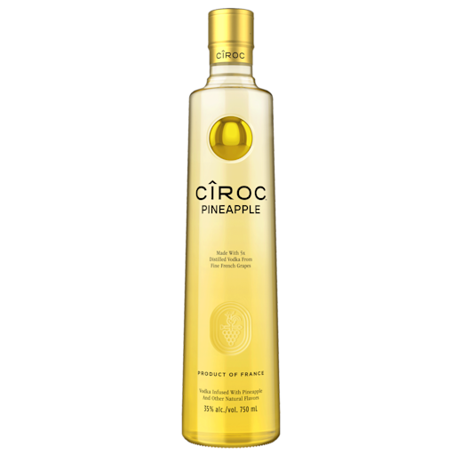 CIROC-PINEAPPLE-VODKA REDESIGNED FRONT 750ML
