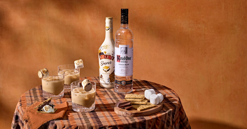 Chocolate Bonfire Baileys Smores