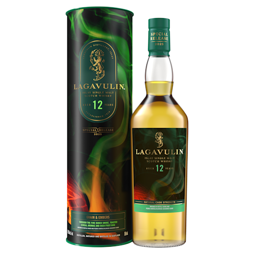 Lagavulin Grain Embers Bottle Carton Front