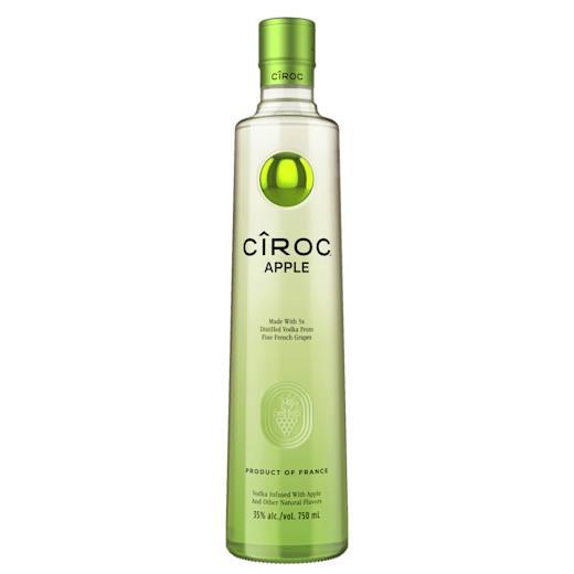 CIROC-APPLE-VODKA REDESIGNED FRONT 750ML
