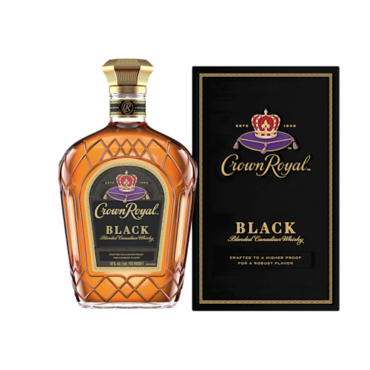 CROWN ROYAL BLACK CANADIAN WHISKY bag 750ML