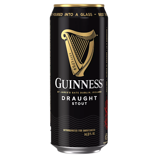 GUINNESS DRAUGHT STOUT BEER FRONT