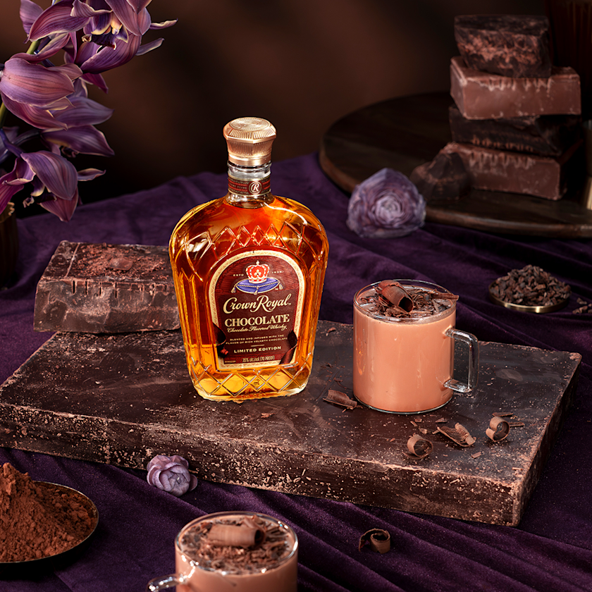 Crown Royal Chocolate and cocoa cocktail