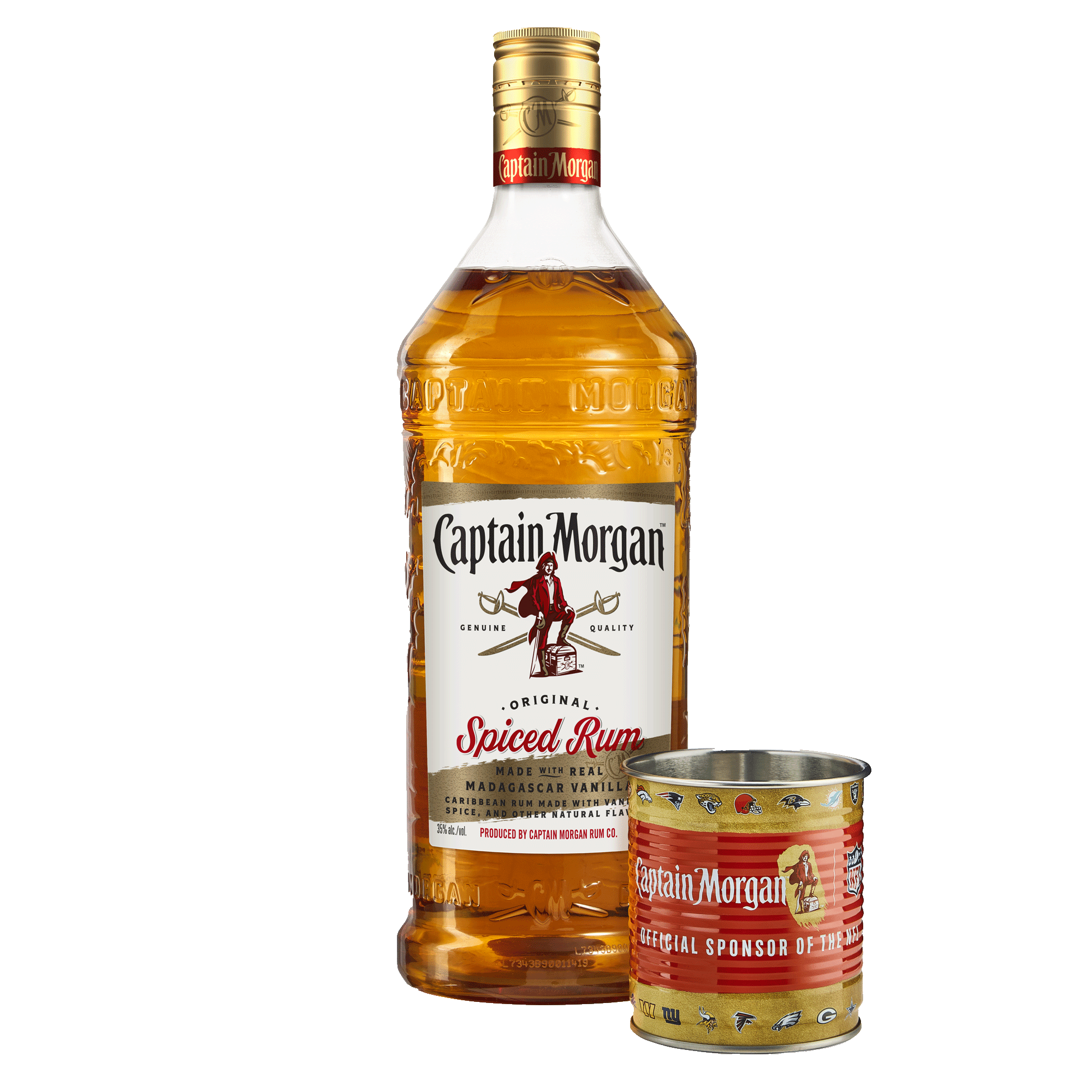 Original Spiced Rum with NFL Tin Cup