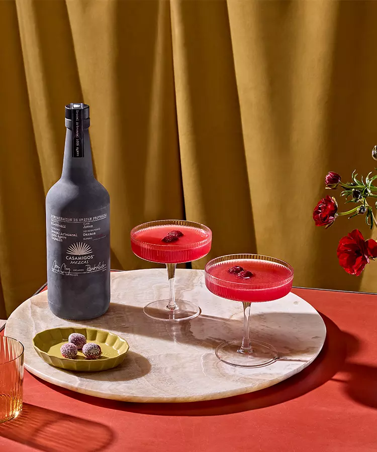 Smoky Cranberry Mezcal Madras