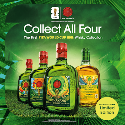Buchanans FIFA limited edition bottles