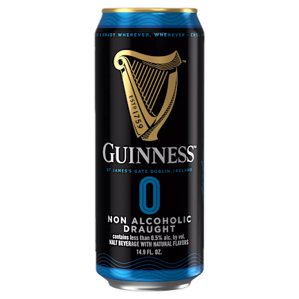 Guinness Zero Non Alc Can