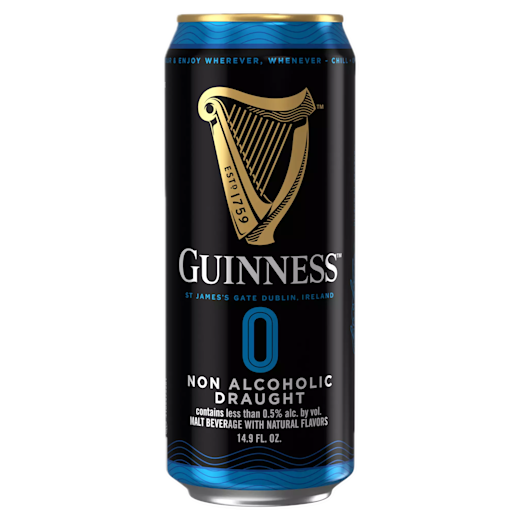 Guinness Zero Non Alc Can