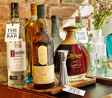 Gift Arrives All Spirits Header Bottles
